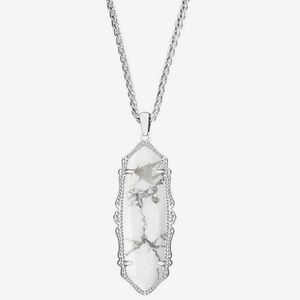 Kendra Scott Frances Necklace in White Howlite